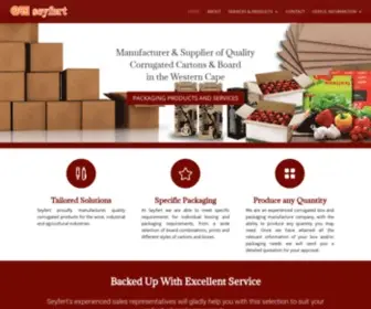 Seyfert.co.za(Corrugated Boxes & Board Supply & Manufacture) Screenshot