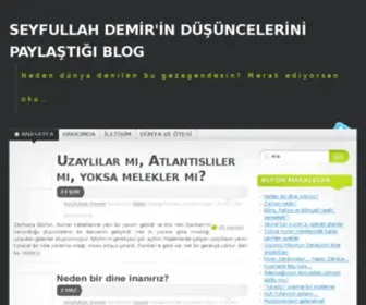 Seyfullahdemir.com(Merak) Screenshot