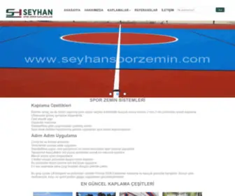 Seyhansporzemin.com(Seyhan Spor Zemin Sistemleri) Screenshot