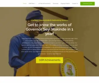 Seyimakinde.org.ng(Activity News Seyi Makinde in Oyo State) Screenshot