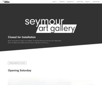 Seymourartgallery.com(Seymour Art Gallery) Screenshot