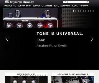 Seymourduncan.com(Seymour Duncan Guitar Pickups) Screenshot