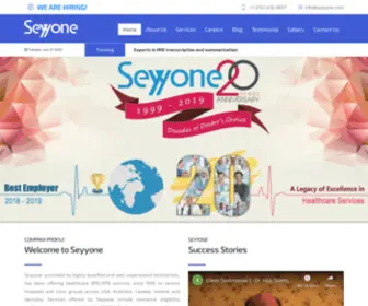 Seyyone.com(Medical Transcription) Screenshot