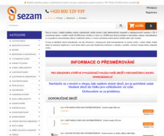 Sezamcz.cz(SEZAM.CZ s.r.o) Screenshot