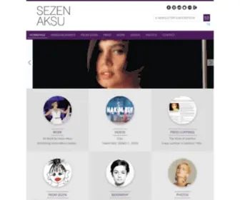 Sezenaksu.com.tr(Sezen AKSU) Screenshot