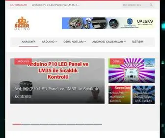 Sezerduino.com(Anasayfa) Screenshot