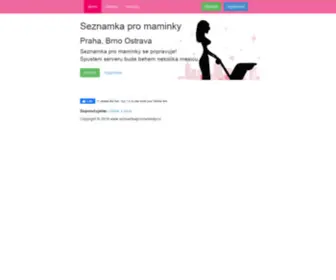 Seznamkapromaminky.cz(Seznamka pro maminky) Screenshot