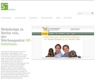 SF-Design.net(Webdesign in Berin und Werbeagentur aus Berlin) Screenshot