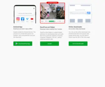 SF-Helper.net(Savefrom.net helper) Screenshot