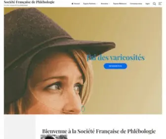 SF-Phlebologie.org(Société Française de Phlébologie) Screenshot