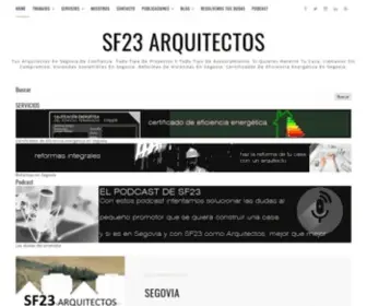 SF23Arquitectos.com(SF23 Arquitectos) Screenshot