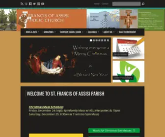 Sfacc.org(Francis of Assisi Catholic Church) Screenshot