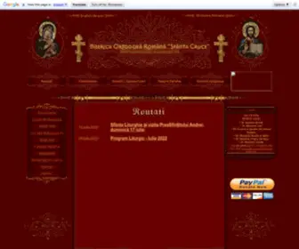 Sfantacruce.org(Biserica Ortodoxa Romana Sfanta Cruce) Screenshot