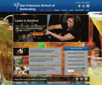 Sfbartending.com(Bartending College) Screenshot