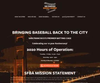 Sfbaseballacademy.com(Sf baseball academy) Screenshot