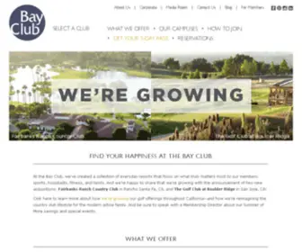 Sfbayclub.com(Bay Club San Francisco) Screenshot