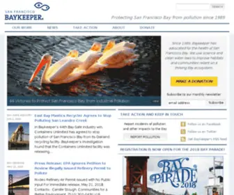 Sfbaykeeper.org(San Francisco Baykeeper) Screenshot