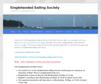 Sfbaysss.org(Singlehanded Sailing Society) Screenshot