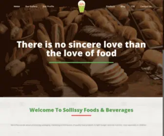 SFB.com.ng(Sollissy Food and Beverages Ltd) Screenshot