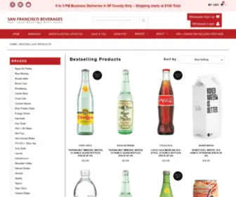 Sfbeverages.com(San Francisco Beverages) Screenshot