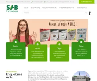 SFB.fr(Le specialiste du complement alimentaire depuis 1982) Screenshot