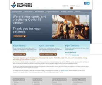 Sfboatworks.com(San Francisco Boatworks) Screenshot