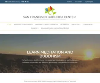 Sfbuddhistcenter.org(San Francisco Buddhist Meditation Center) Screenshot