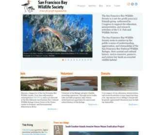 SFBWS.com(San Francisco Bay Wildlife Society) Screenshot