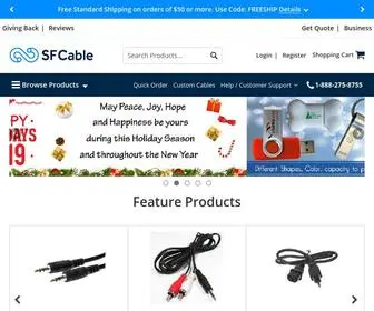 Sfcable.com(Buy Online Computer & Power Cables) Screenshot