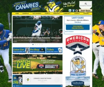 Sfcanaries.com(Sioux Falls Canaries) Screenshot