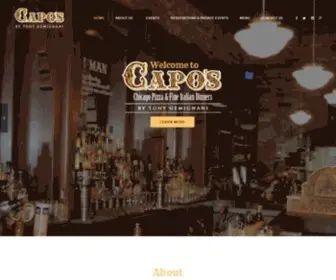 Sfcapos.com(Capo) Screenshot