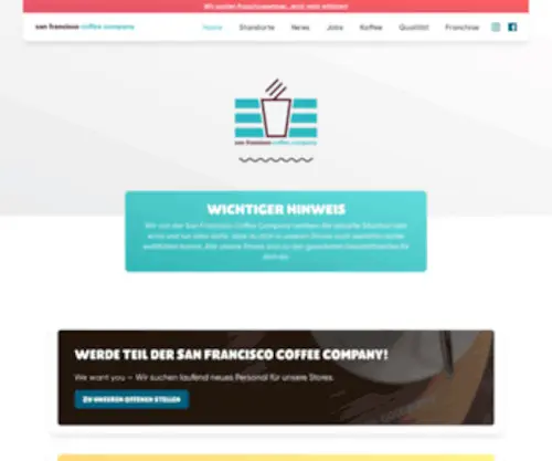 SFCC.de(San Francisco Coffee Company) Screenshot
