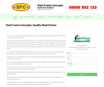 SFC.co.nz(Quality Steel Buildings) Screenshot