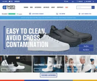 Sfceurope.com(Non Slip Shoes And Slip Resistant Shoes From Shoes For Crews) Screenshot