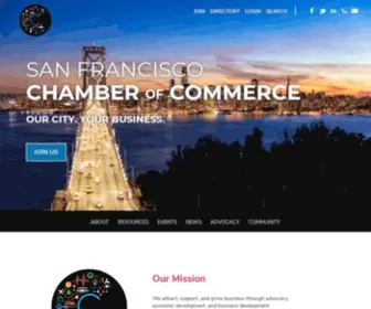 SFchamber.com(San Francisco Chamber of Commerce) Screenshot