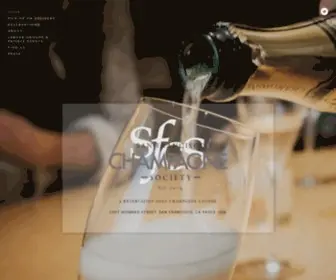 SFchampagnesociety.com(San Francisco Champagne Society) Screenshot