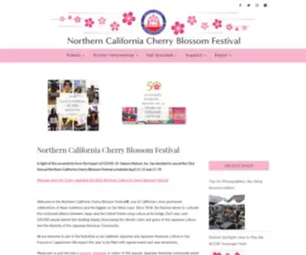 SFcherryblossom.org(Northern California Cherry Blossom Festival) Screenshot