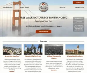 Sfcityguides.org(San Francisco City Guides) Screenshot