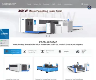 SFCNclasermachine.com(Pengeluar Mesin Laser Industri) Screenshot