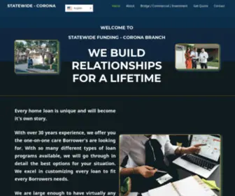 Sfcorona.com(We Build Relationships) Screenshot