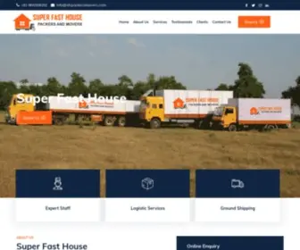 SFcpackersmovers.com(Super Fast House) Screenshot