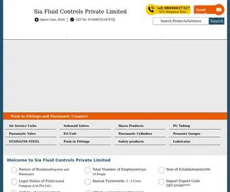 SFCPL.in(Sia Fluid Controls Private Limited) Screenshot