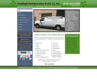 SFcrac.com(Claddagh Refrigeration & A/C Co. Inc) Screenshot