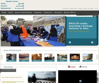 SFD-Yemen.org(Social Fund for Development (SFD)) Screenshot