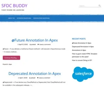 SFDcbuddy.com(Your friend on learning) Screenshot