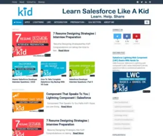 SFDckid.com(SFDC Kid) Screenshot