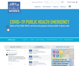 SFDPW.org(Public Works) Screenshot