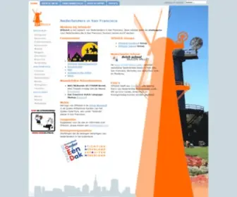 Sfdutch.com(Nederlanders in San Francisco) Screenshot