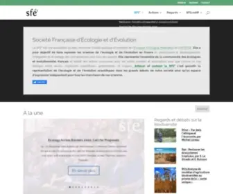 Sfecologie.org(SFE²) Screenshot