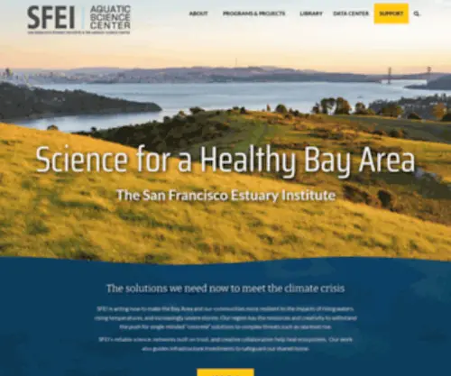 Sfei.org(San Francisco Estuary Institute) Screenshot